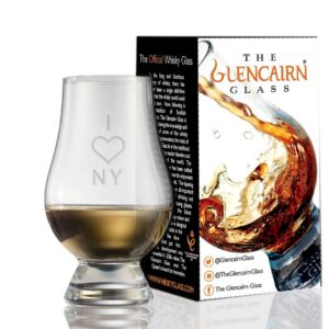 GLENCAIRN Decorative Crystal Whiskey Tasting Glass - I Love NY