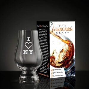 GLENCAIRN Decorative Crystal Whiskey Tasting Glass - I Love NY