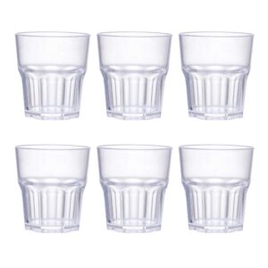 yarnow 6pcs whiskey glasses rocks glasses glasses tumblers bar old fashioned cups for drinking beer cocktails glassware 35ml