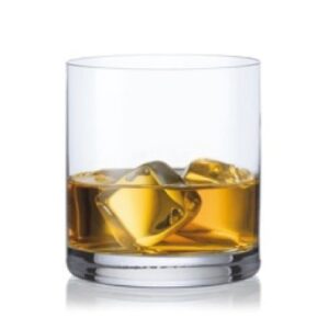 Crystalex 13.5oz (400ml) Whiskey Tumblers DOF Glasses "BLUES". Lead-Free Crystal. Set of 6.