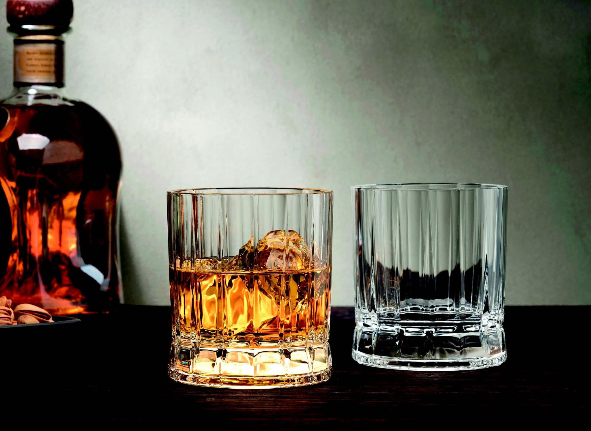 HISTORY COMPANY Harry Truman “Kentucky Bourbon” Gentleman’s Crystal Whiskey Glass, 2-Piece Set (Gift Box Collection)