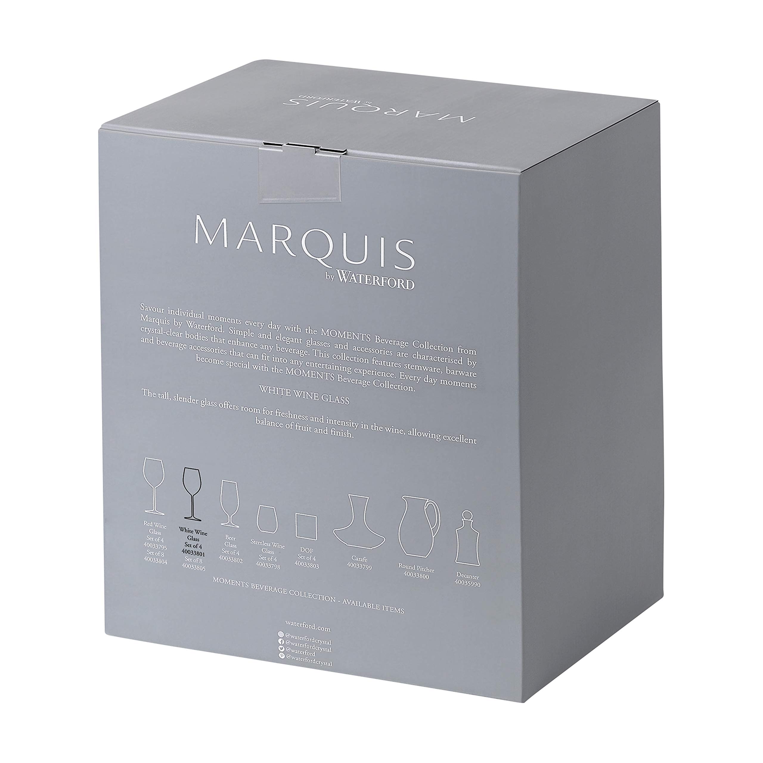 Marquis by Waterford Moments Highball, Set of 4, 15 oz