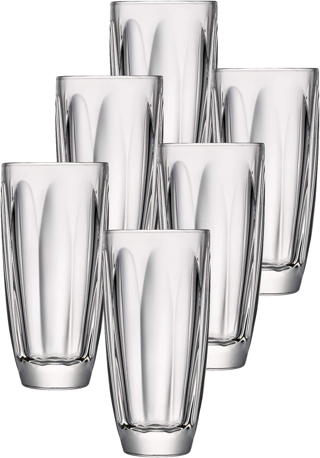 La Rochere Set of 6, Boudoir 12 oz Drinking, Double Old Fashion, Iced Tea Glass, One Size, Clear