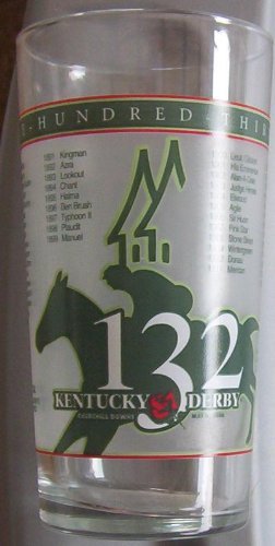 Kentucky Derby 132 May 6 2006 Official Harry M Stevens Glass by Mint Julep glass