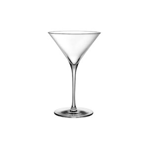 NUDE Vintage Set Of 2, Crystal Martini Glasses 9.75 oz, Lead-Free, Perfect for Drinking Martini, Margarita, Coctail, Glassware for Home