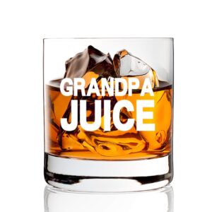 agmdesign, funny grandpa juice whiskey glasses, grandpa idea gifts, father's day, birthday gifts, christmas gifts for grandpa,new grandpa from grandchild