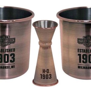 Harley-Davidson Moscow Mule Set, Antique Copper Finish, 16 oz. HDL-18609