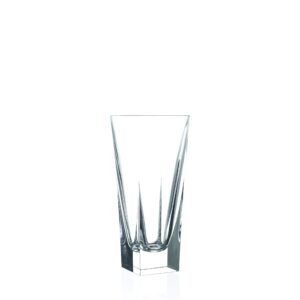 Barski Highball - Glass - Set of 6 - Hiball Glasses - Crystal Glass - Beautifully Designed - Drinking Tumblers - for Water, Juice, Wine, Beer and Cocktails - 12.75 oz Made in Europe