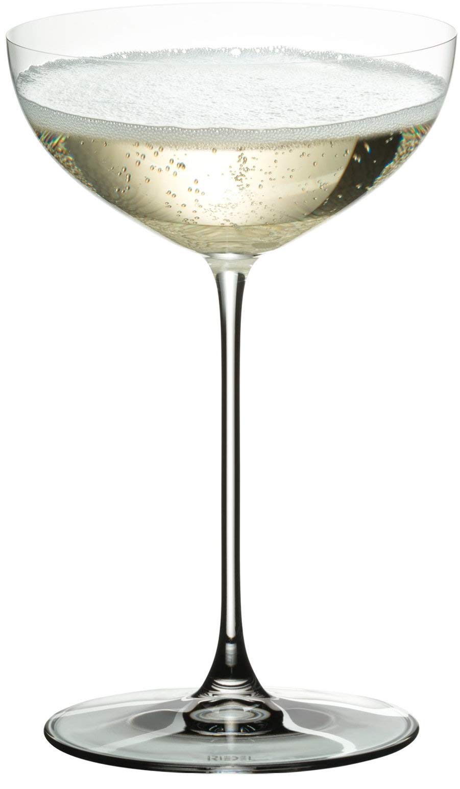 Riedel Veritas Moscato/Coupe/Martini Glass, Pack of 4 Includes Wine Pourer with Stopper and Polishing Cloth