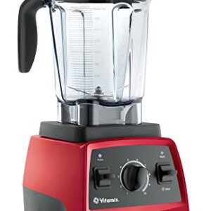 Vitamix Red 7500 Blender + Blade Scraper Accessory