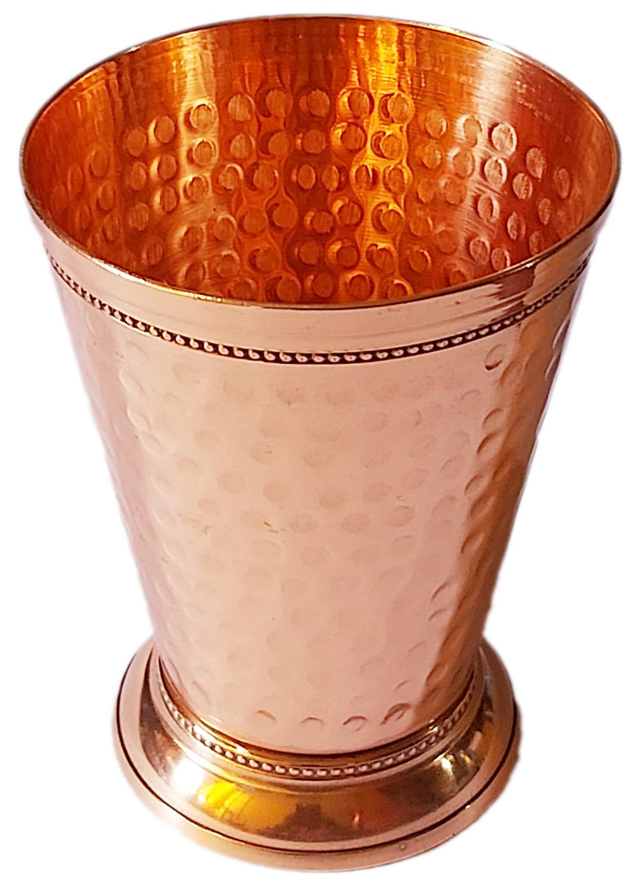 PARIJAT HANDICRAFT Mint Julep Cup Moscow Mule Mint Julep Cup beautifully handcrafted Capacity 12 Ounce Hammered