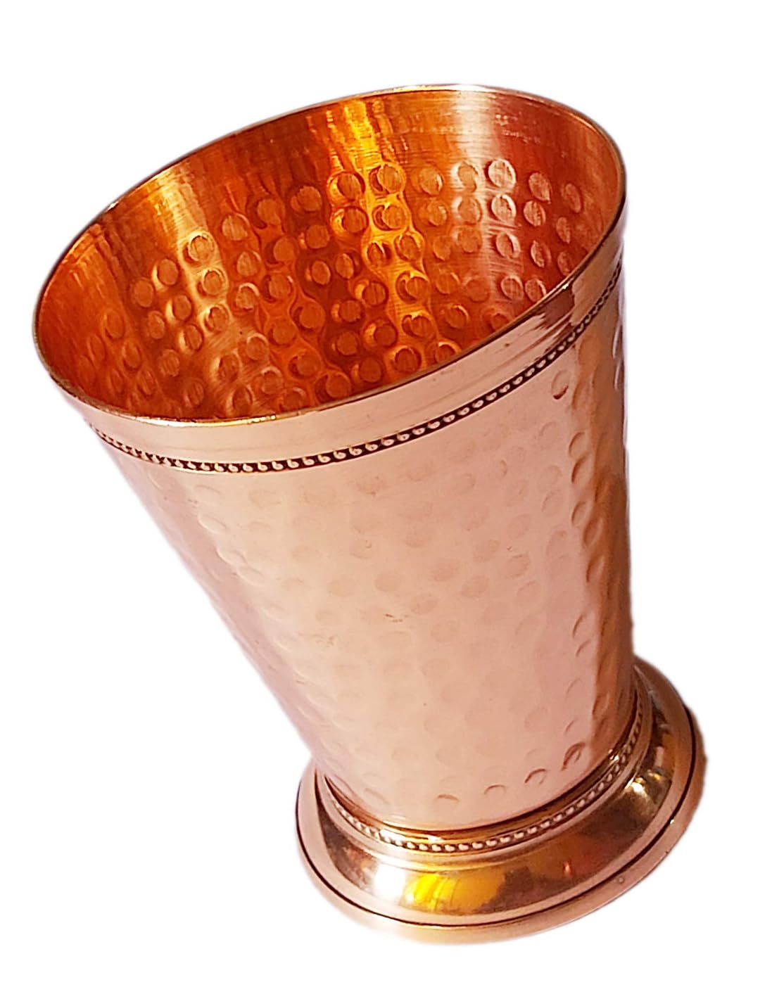 PARIJAT HANDICRAFT Mint Julep Cup Moscow Mule Mint Julep Cup beautifully handcrafted Capacity 12 Ounce Hammered