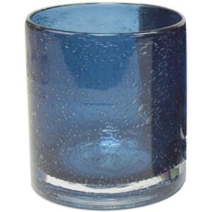 Artland Iris Double Old Fashioned Glasses, Slate Blue, Set of 4