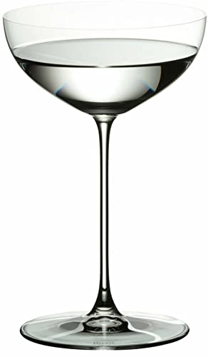 Riedel Veritas Moscato/Coupe/Martini Glass (2-Pack) Bundle with Wine Pourer Bundle (2 Items)