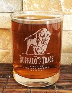 buffalo trace collectible whiskey glass 8 oz