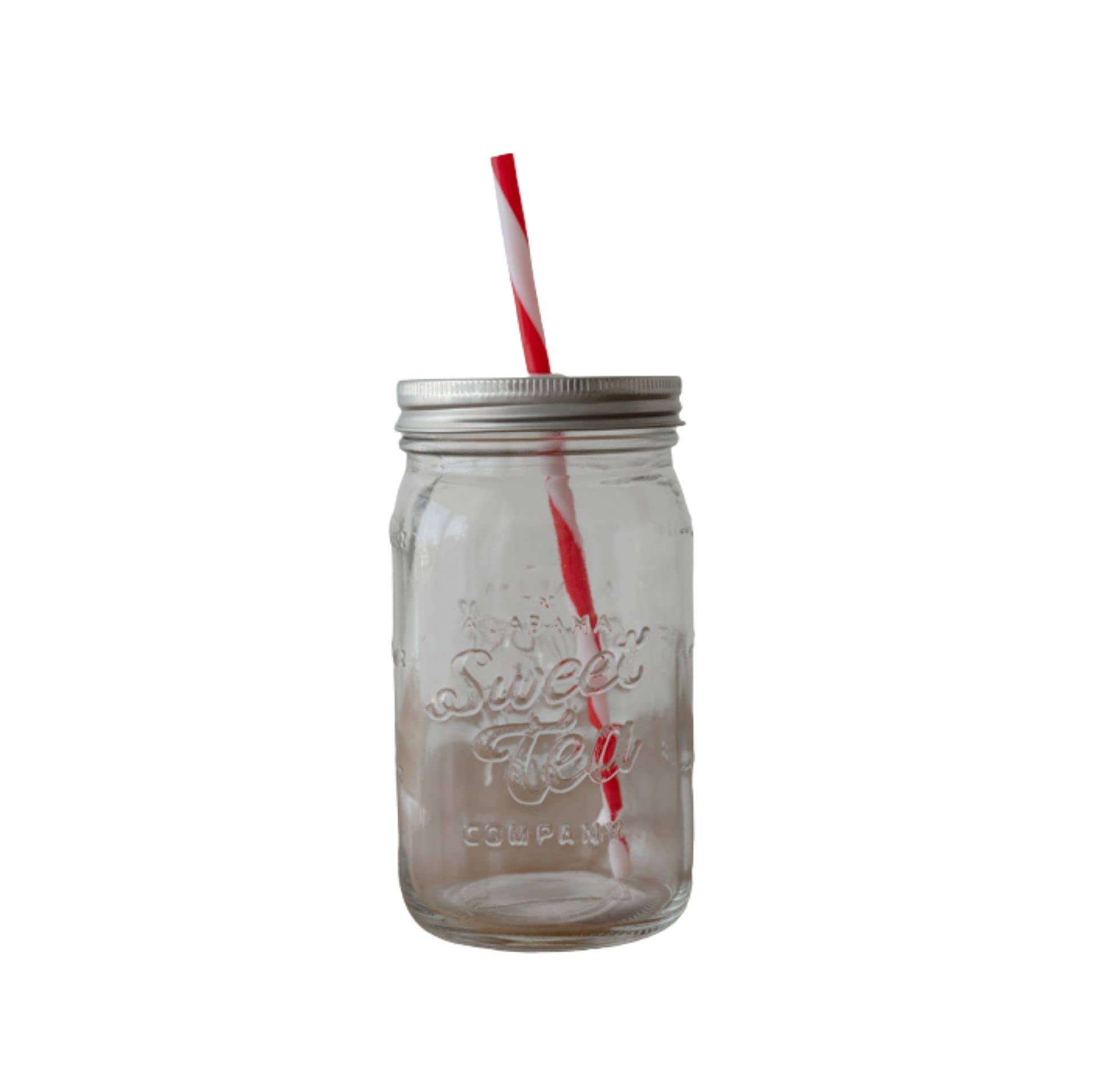 The Alabama Sweet Tea Company Embossed Glass Jar