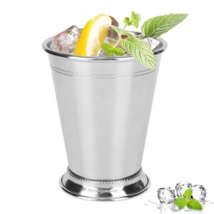 agatige 13.5 ounce stainless steel mint julep cups for mixed drinks party beer