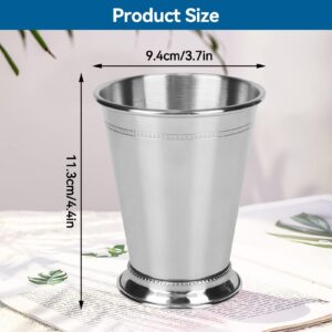 Agatige 13.5 Ounce Stainless Steel Mint Julep Cups for Mixed Drinks Party Beer