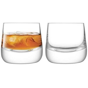 lsa international bar culture set of 2 whisky glass 7.4 fl oz clear