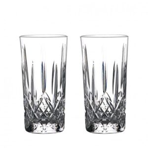 waterford crystal gin journeys lismore highball set of 2, 15 oz