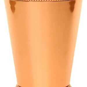 PARIJAT HANDICRAFT Copper tumbler - 100% pure copper tumbler for moscow mules beautifully handcrafted Capacity 12 Ounce handmade embossed mint julep cup.