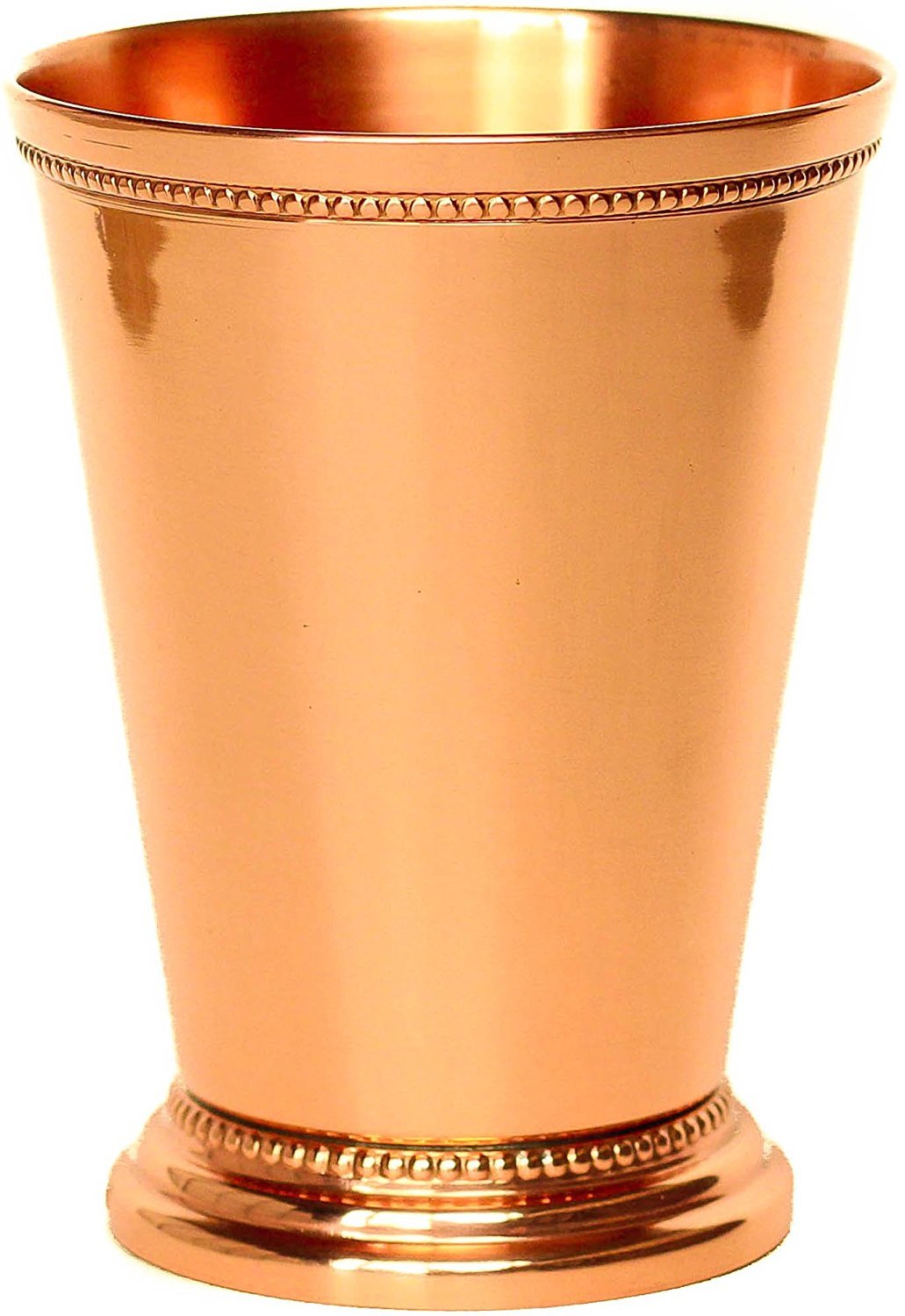 PARIJAT HANDICRAFT Copper tumbler - 100% pure copper tumbler for moscow mules beautifully handcrafted Capacity 12 Ounce handmade embossed mint julep cup.