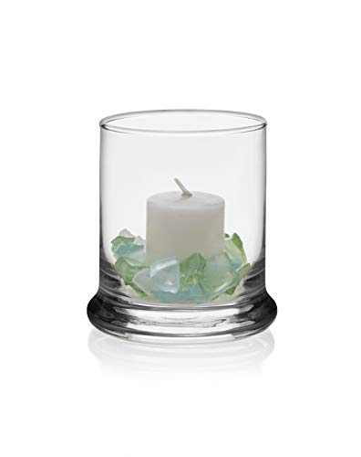 Libbey Status Glass Votive Candle Holders, Set of 12