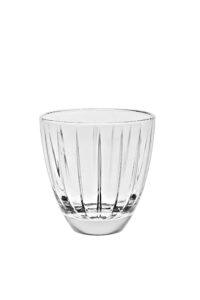 barski - european glass - double old fashioned tumbler glasses - uniquely designed - set of 6-12 oz. - made in europe