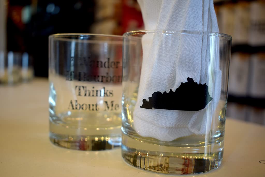 BUY SOCKS YOU ALL Kentucky Shape Whiskey Rocks Glass