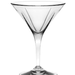 Barski Martini - Glasses - Classic Clear - Set of 6 - Stemmed Made in Europe - 5 oz.