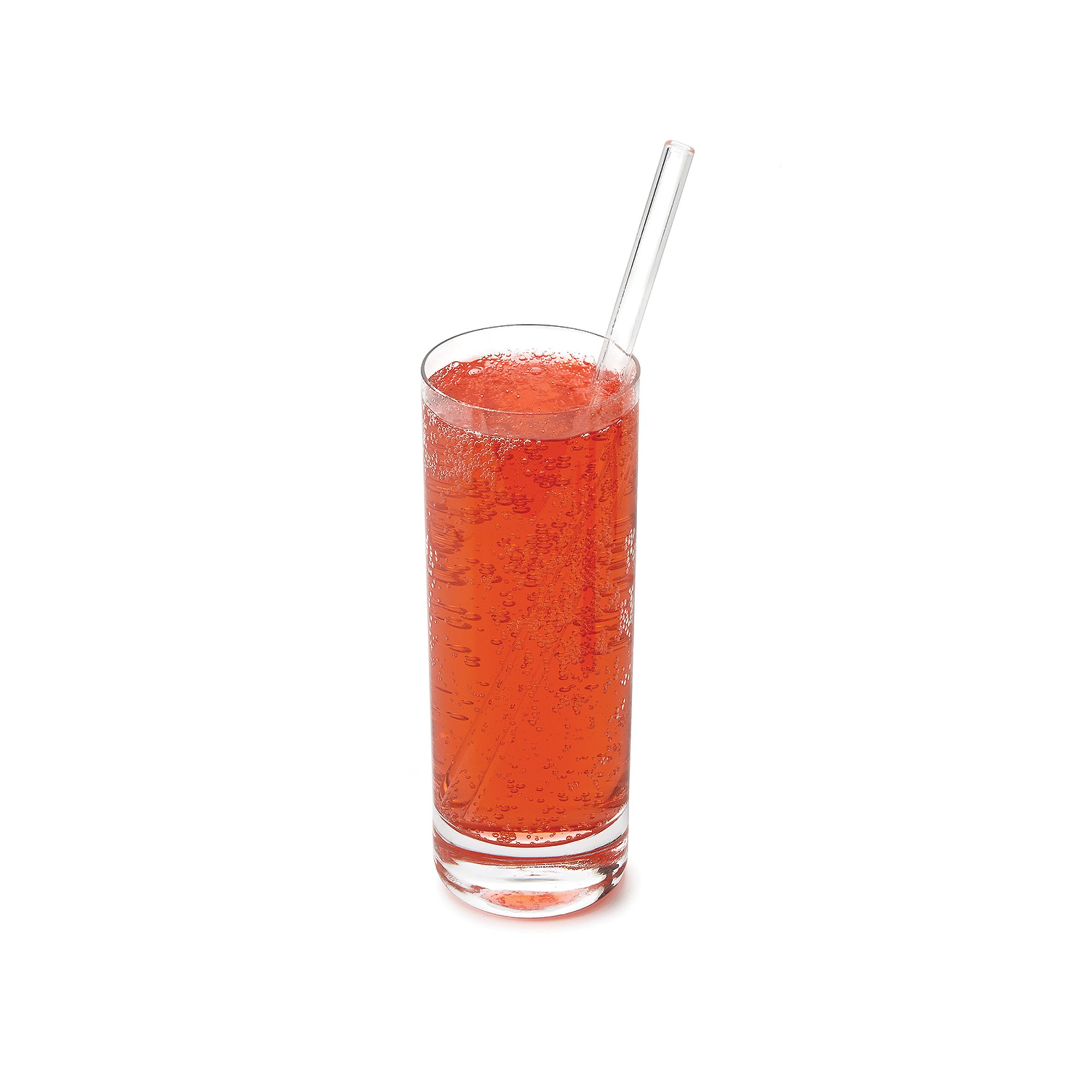 Outset Glass Straight Reusable Straws, 0.75 x 4 x 10 inches, Clear