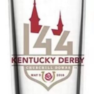 Kentucky Derby 144 Official 12oz. Mint Julep Glass, Perfect Souvenir/Gift for Derby Fans, 4 pack