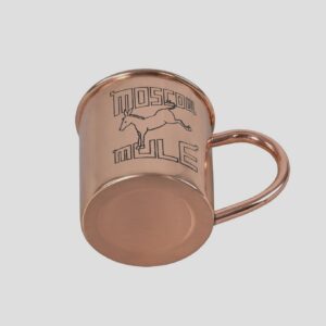 Alchemade 100% Pure Copper 14 Oz Mug with Retro Mule Logo For Moscow Mules, and Other Cocktails - Keeps Drinks Cold Longer - Made to Stay Tarnish Free