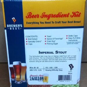 Home Brew Ohio Best One Gallon Home Brew Beer Ingredient Kit (Imperial Stout)