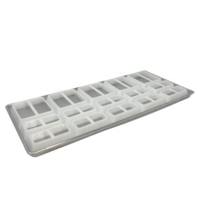 tray dividers for harvest right freeze dryer trays (white, large)