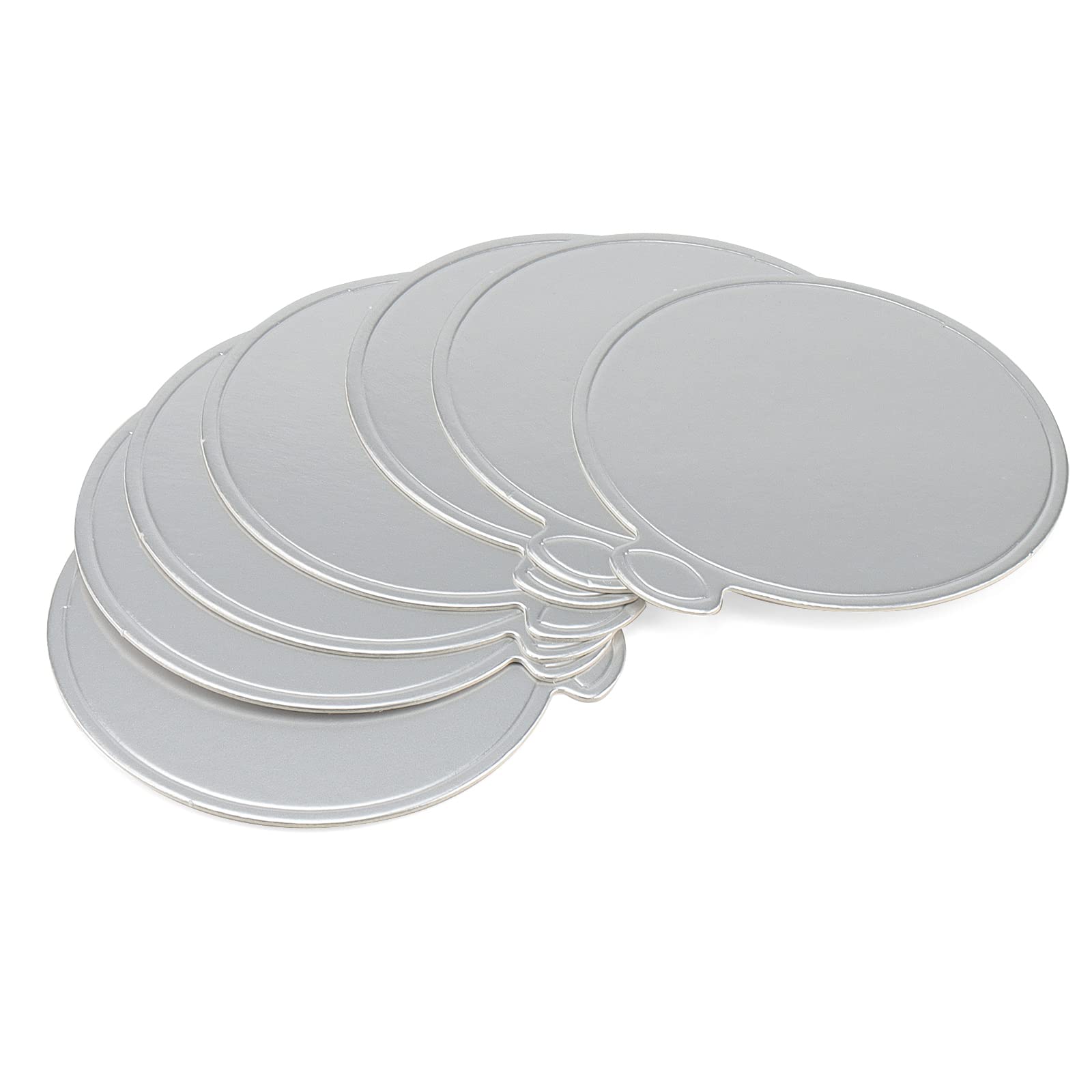 600 PCS 3.5 Inch Cake Boards, Mini Round Cake Cardboard, Mini Cupcake Boards Cake Base for Mousse, Dessert Display (Gold & Silver)