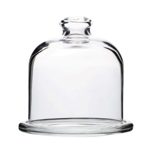 pasabahce premium clear glass butter dish keeper, excellent quality food storage container, perfect for parties, gifts, housewarming, weddings, aniversary