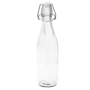 large 33oz glass swing top bottle carafe - kombucha, kefir, beer, water, milk,beverage liquor