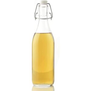 Large 33oz Glass Swing Top Bottle Carafe - Kombucha, Kefir, Beer, Water, Milk,Beverage Liquor