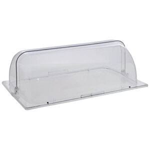 chafer cover full size clear polycarbonate rolltop- 21" l x 13" w x 7" h