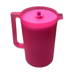 tupperware classic sheer 1 gallon pitcher fuschia pink