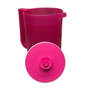 Tupperware Classic Sheer 1 Gallon Pitcher Fuschia Pink