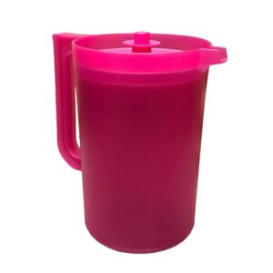 Tupperware Classic Sheer 1 Gallon Pitcher Fuschia Pink