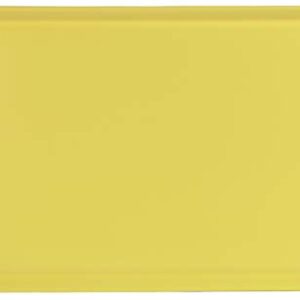 Reston Lloyd Calypso Basics Melamine Serving/Ottoman Handles, Rectangular Tray, Lemon