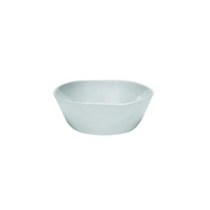 american metalcraft cbl78cl round melamine serving bowl, crave collection, cloud, 78-ounces