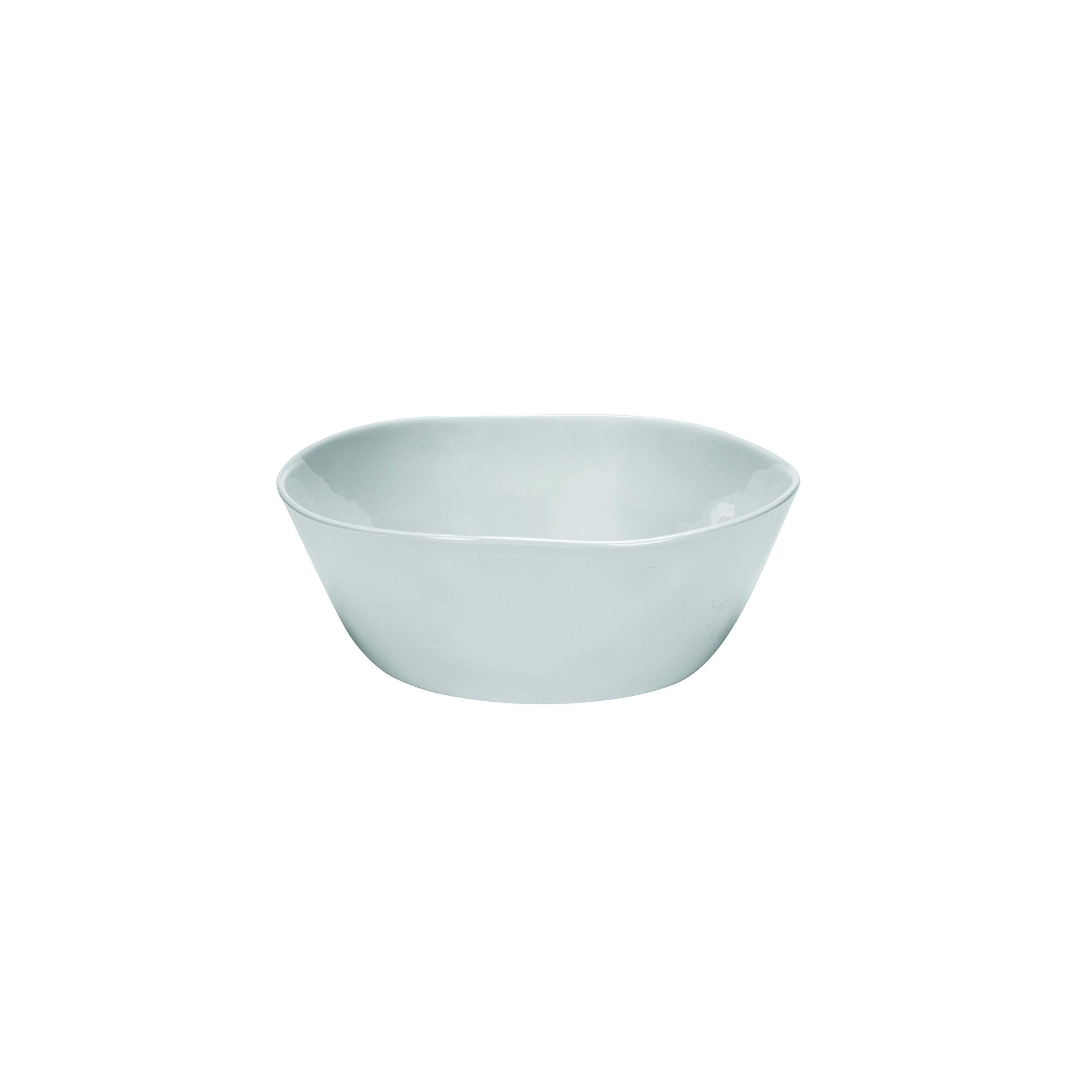 American Metalcraft CBL78CL Round Melamine Serving Bowl, Crave Collection, Cloud, 78-Ounces