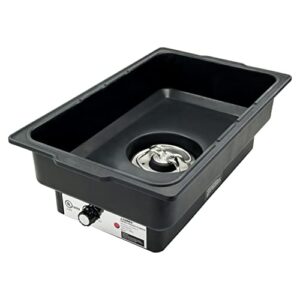 winco ewp-2 electric chafer water pan, 900-watt, black,medium