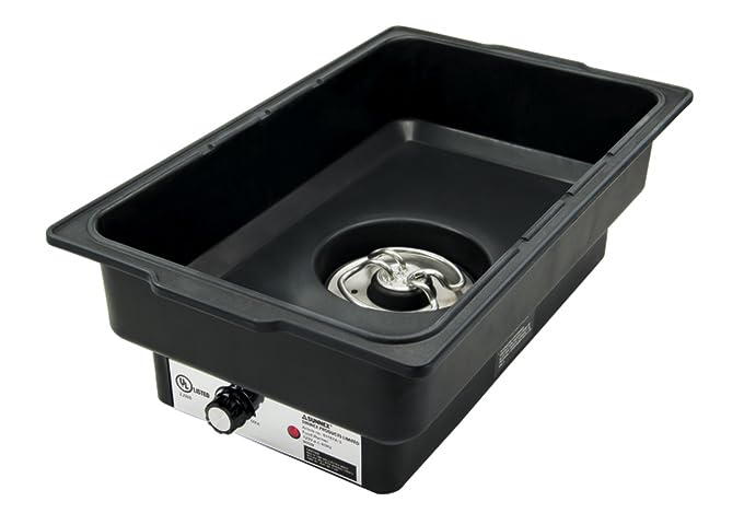 Winco EWP-2 Electric Chafer Water Pan, 900-watt, Black,Medium