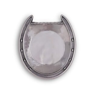 Arthur Court Designs Aluminum Lucky Horseshoe Nut Candy Bowl 5.25 inch Long