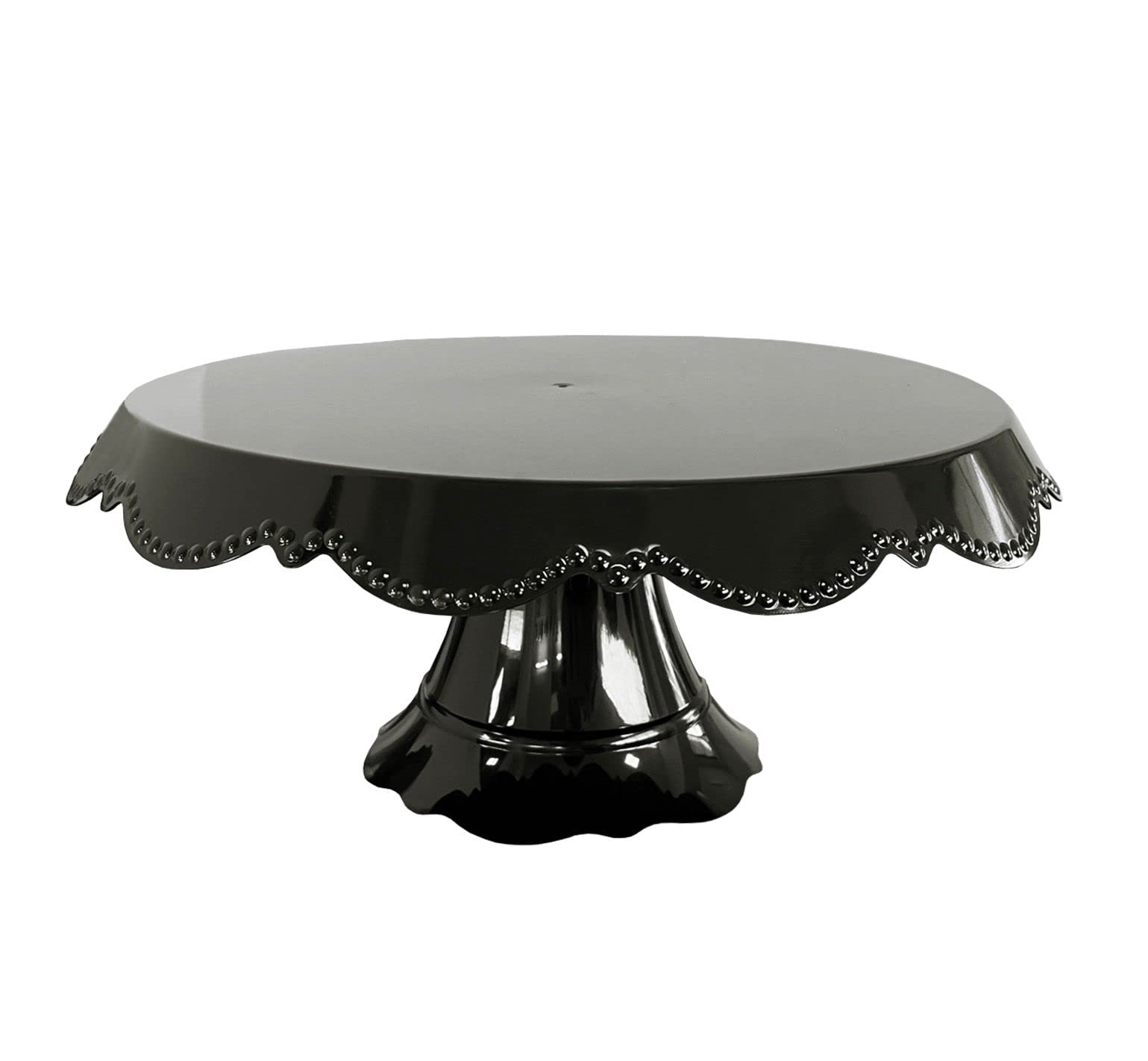 GRUPO MIRANDINHA Lace Cake Stand Cupcake Stand Candy Stand (Large, Black)